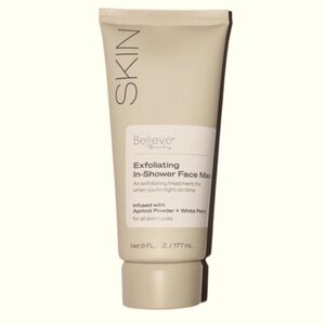 NEW! Exfoliating In-Shower Face Mask by Believe Skincare